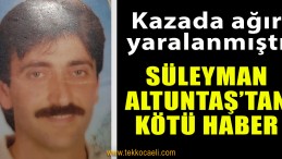 Süleyman Altuntaş Yaşamını Yitirdi