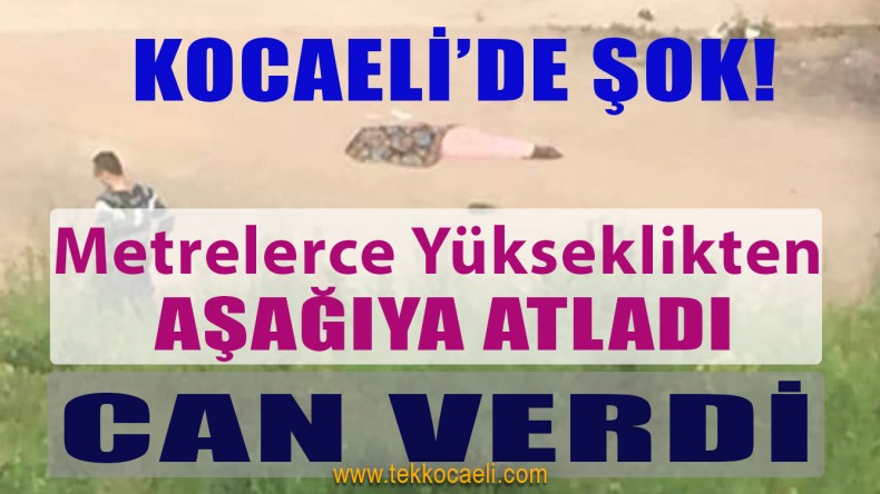 Metrelerce Yükseklikten Aşağıya Atlayan Kadın Can Verdi