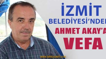 İzmit Belediyesi, Ahmet Akay’ın İsmini Yaşatacak