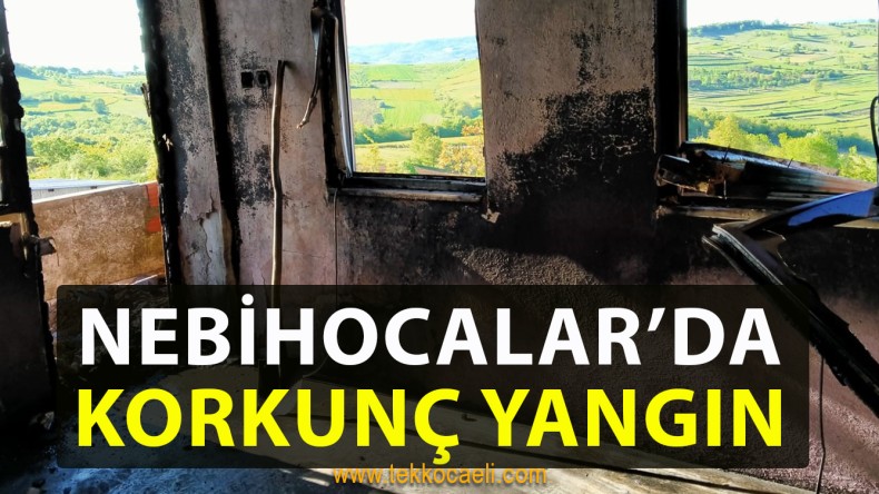 İzmit Nebihocalar’da Yangın