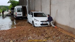 Dolu ve Etkili Yağmur Kocaeli’yi Olumsuz Etkiledi