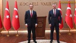 Kocaeli Valisi Seddar Yavuz, Büyükakın’ı Kabul Etti
