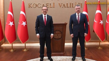 Kocaeli Valisi Seddar Yavuz, Büyükakın’ı Kabul Etti