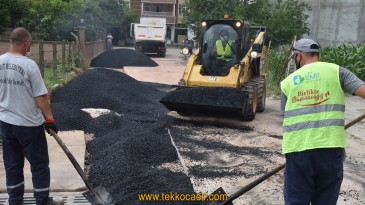Alikahya Fatih’te Asfalt Çalışması
