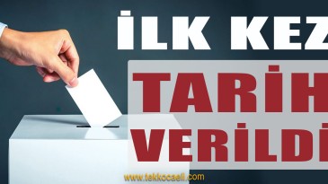ŞOK! Erken Seçim İçin Tarih Verdi