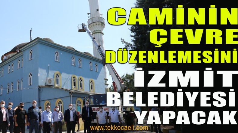 İzmit Belediyesi Ekipleri, Süleymaniye Paşa Camiinde İncelemelerde Bulundu
