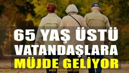 65 Yaş Üstü Vatandaşlara Müjde mi Geliyor?