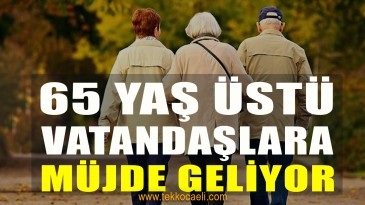 65 Yaş Üstü Vatandaşlara Müjde mi Geliyor?