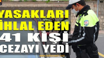 Sosyal Mesafeye Uymayanlar ve Maske Takmayanlara Ceza