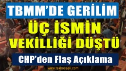 Üç İsmin Milletvekilliği Düştü; Mecliste Slogan Atıldı