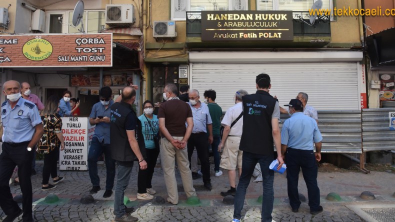 İzmit Belediyesi, Tehlike Yaratan Binayı Tahliye Etti