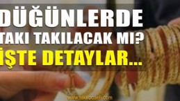 Düğünlerde Takı Takılacak mı?