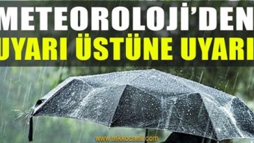Meteoroloji’den Son Dakika Uyarısı
