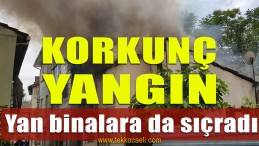 İzmit’te Korkutan Yangın