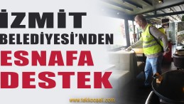 İzmit Belediyesi’nden Esnafa İlaçlama Desteği