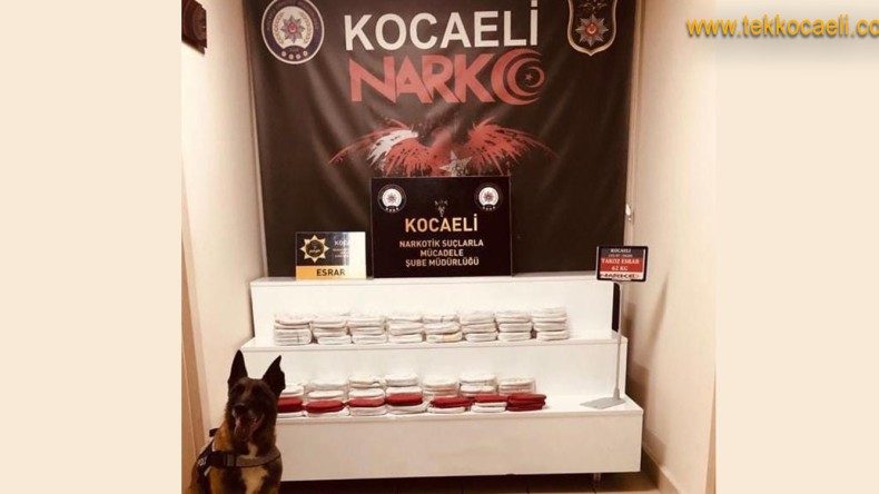 TIR’dan 62 KG. Esrar Çıktı