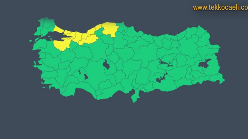 Meteoroloji Kocaeli’yi Uyardı