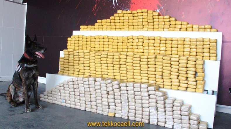 İzmit’te 375 KG. Eroin Ele Geçirildi