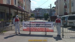 Körfez’de Sokak Karantinaya Alındı