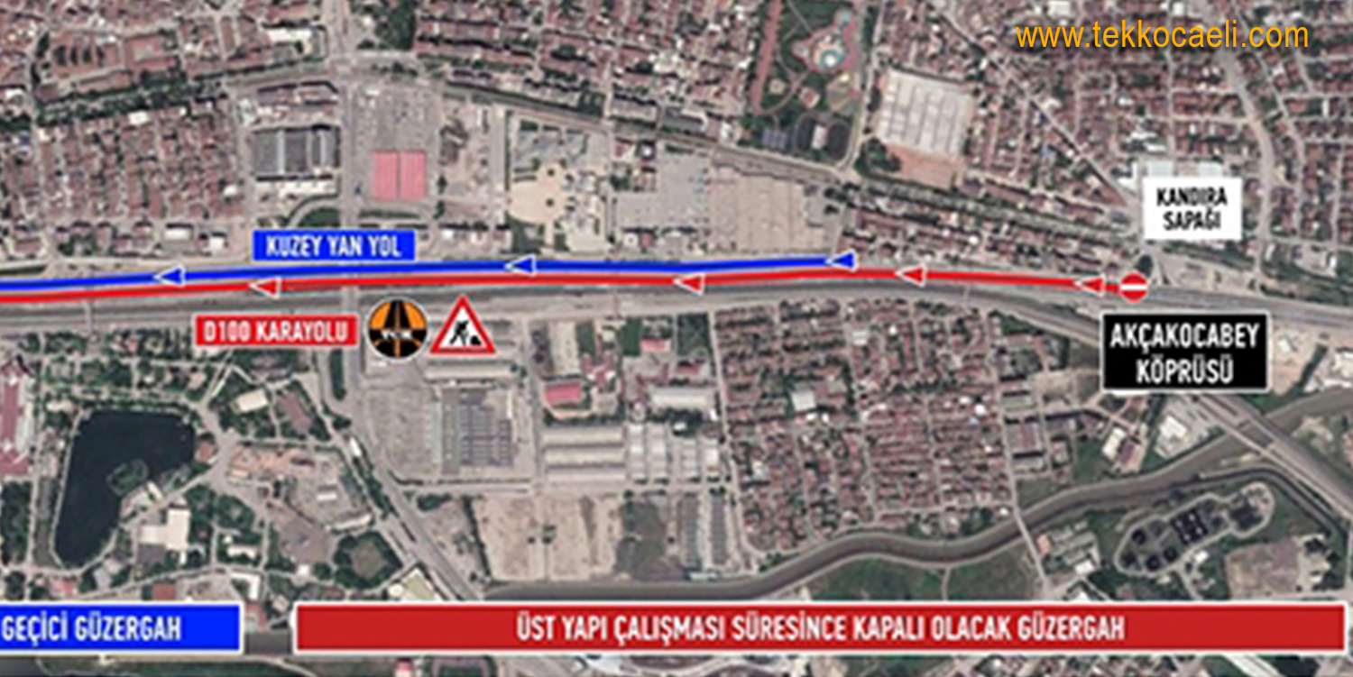 D-100 İstanbul İstikameti Trafiğe Kapatılacak
