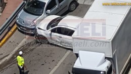 İzmit’te Feci Kaza; 7 Araç Birbirine Girdi