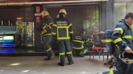 İzmit’in Merkezinde Korkutan Yangın