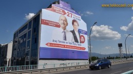 Kılıçdaroğlu ve Akşener’in Dev Afişi En Güzel Yerde