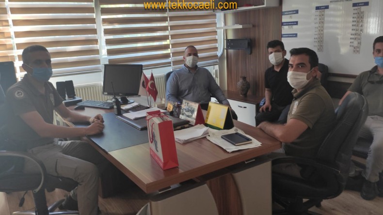 Emniyet’in Yeni Birimine İlk Ziyaret İzmit Belediyesi’nden