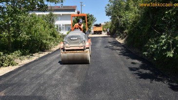 Karadenizliler Mahallesi’nde Yol 150 Ton Asfaltla Yenilendi