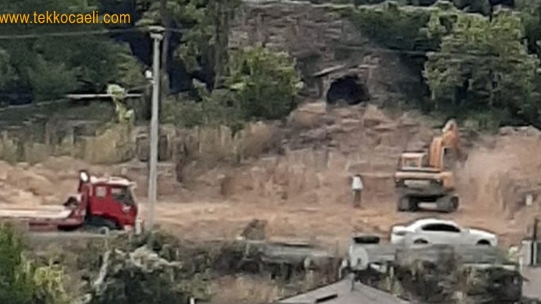 İzmit’te Tarihi Sur Kalıntıları Bulundu