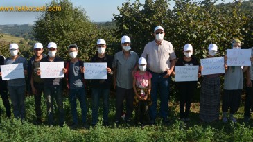 Kandıra’daki İşçilere, Hürriyet’ten Şapka ve Maske