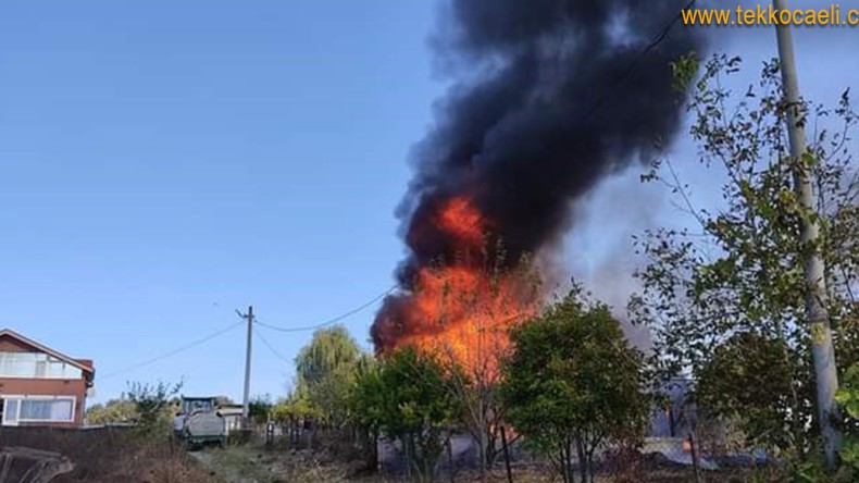 Kandıra’da Villada Yangın