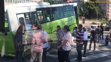 Halk Otobüsü Kaza Yaptı; Yaralı Yolcular Var