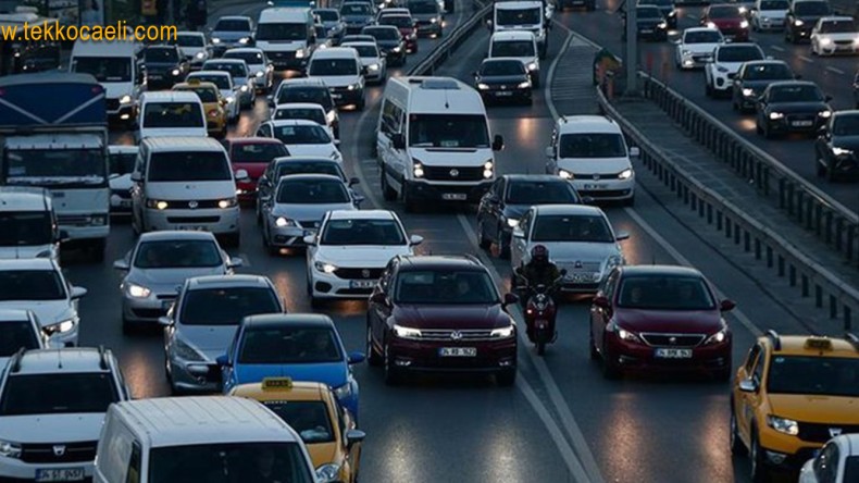 Kocaeli’nde Trafiğe Kayıtlı Araç Sayısı Açıklandı