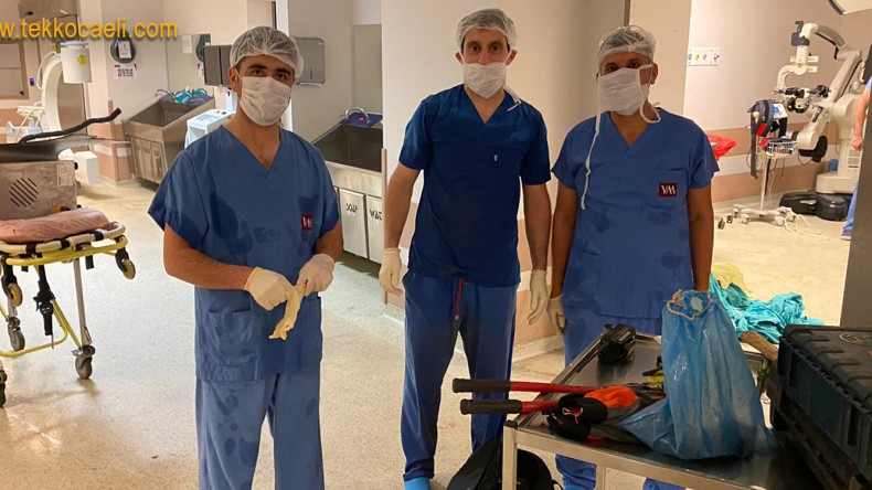 Yaralı Askerin Ameliyatına İtfaiye Ekipleri de Girdi