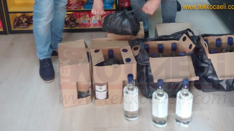 Sahte İçki Operasyonu; Büfeye Baskın Yapıldı