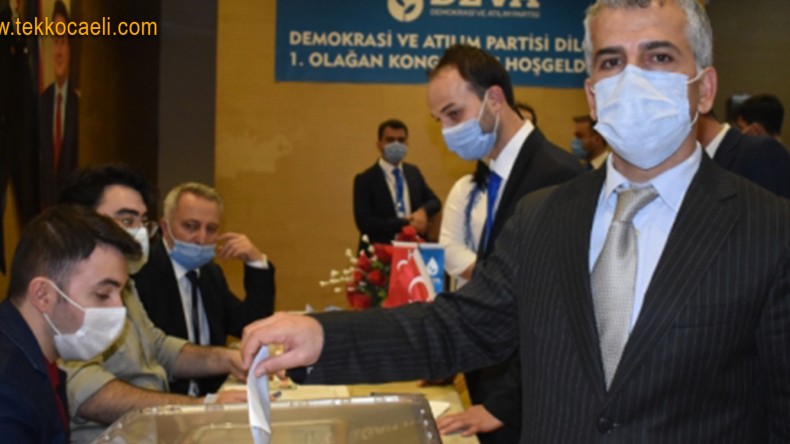 Deva Partisi Dilovası’nda Ali Çelik Seçilmiş Başkan