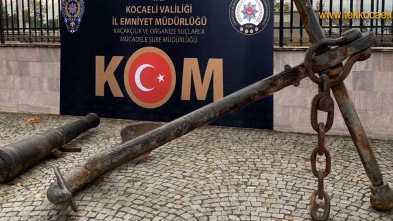 Kocaeli Polisinden Hurdacıya Tarihi Eser Baskını