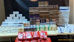 Yolcu Otobüsünden Kaçak Sigaralar Çıktı