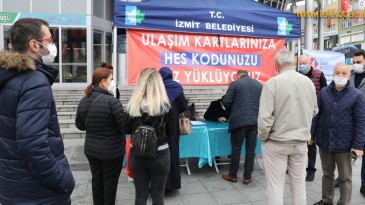 İzmit Belediyesi’nden Vatandaşa ‘HES Kodu’ Desteği