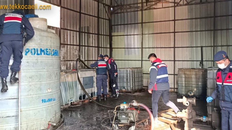 Kocaeli’de 37 Ton Kaçak Akaryakıt Ele Geçirildi