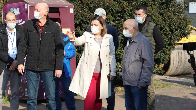 Fatma Başkan, Hafta Sonunda da Sahadan Ayrılmadı