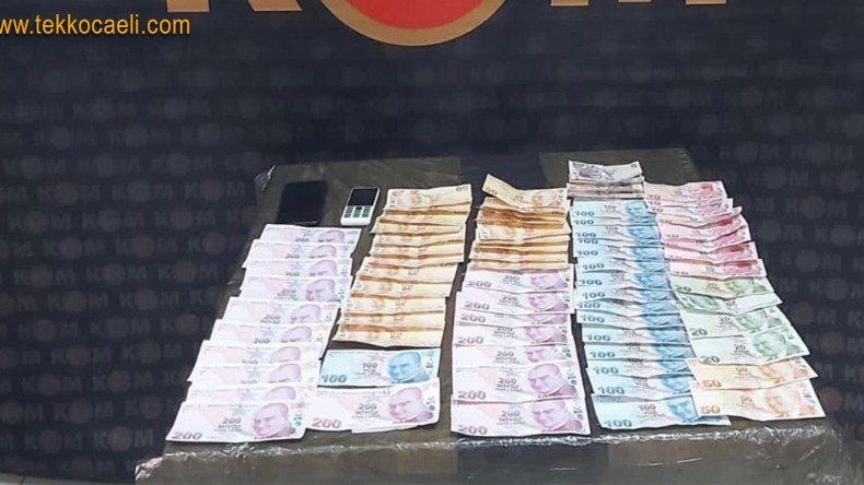 Derince’de Sahte Para Operasyonu