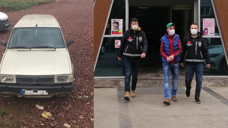 Park Halindeki Otomobil Çalındı