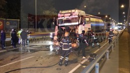 Tanker Kamyona Çarptı; Yaralılar Var