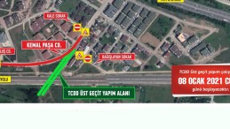 Kartepe’de Geçici Güzergah Uygulaması