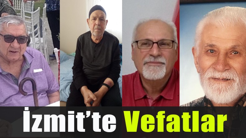 İzmit’te Vefat Edenler