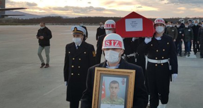 Şehidimiz Kocaeli’de Törenle Karşılandı