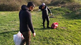 Midye Avcıları Suçüstü Yakalandı
