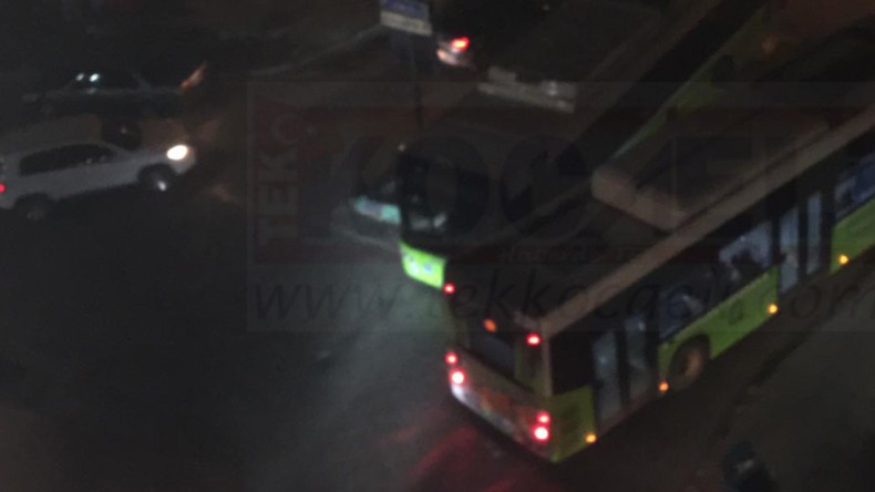 Büyükşehir’e Ait Halk Otobüsü Alev Aldı